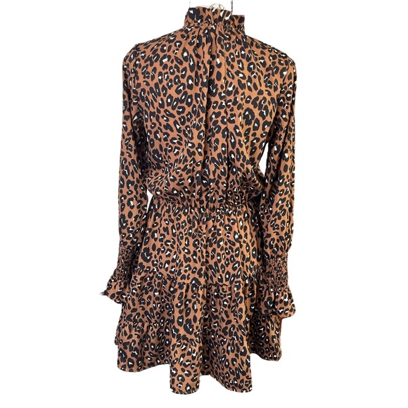 KARLIE Leopard Print Dress - Picture 3 of 6